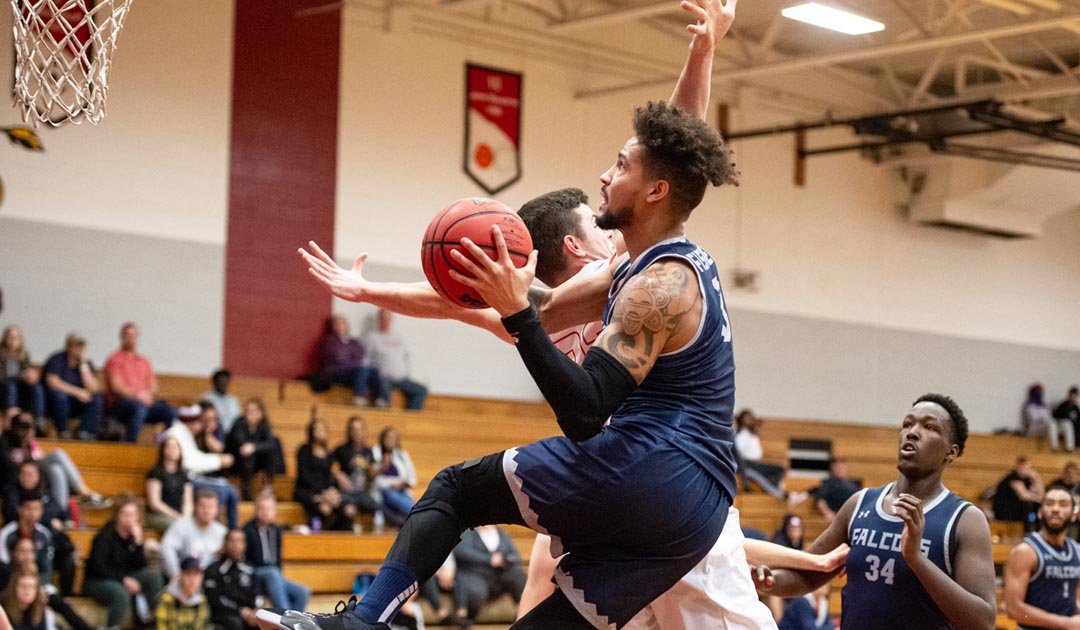 Men's Basketball: Falcons fall in A.I.I. Quarterfinals, 90-76