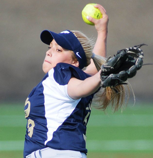 Softball falls twice to Rivier in afternoon double-header