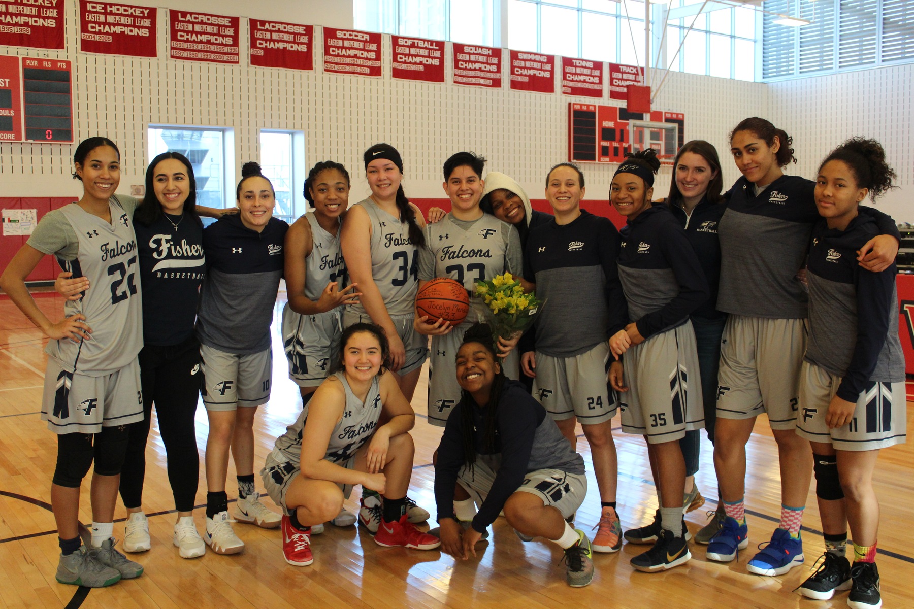 The Lady Falcons Set A New School Record For Wins By Defeating The Gators
